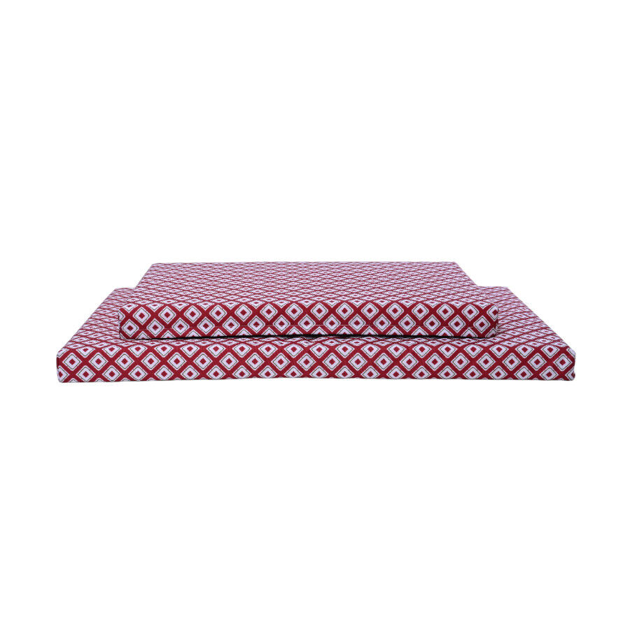 Leeby colch&oacute;n impermeable rojo para perros, , large Imagen numero 8