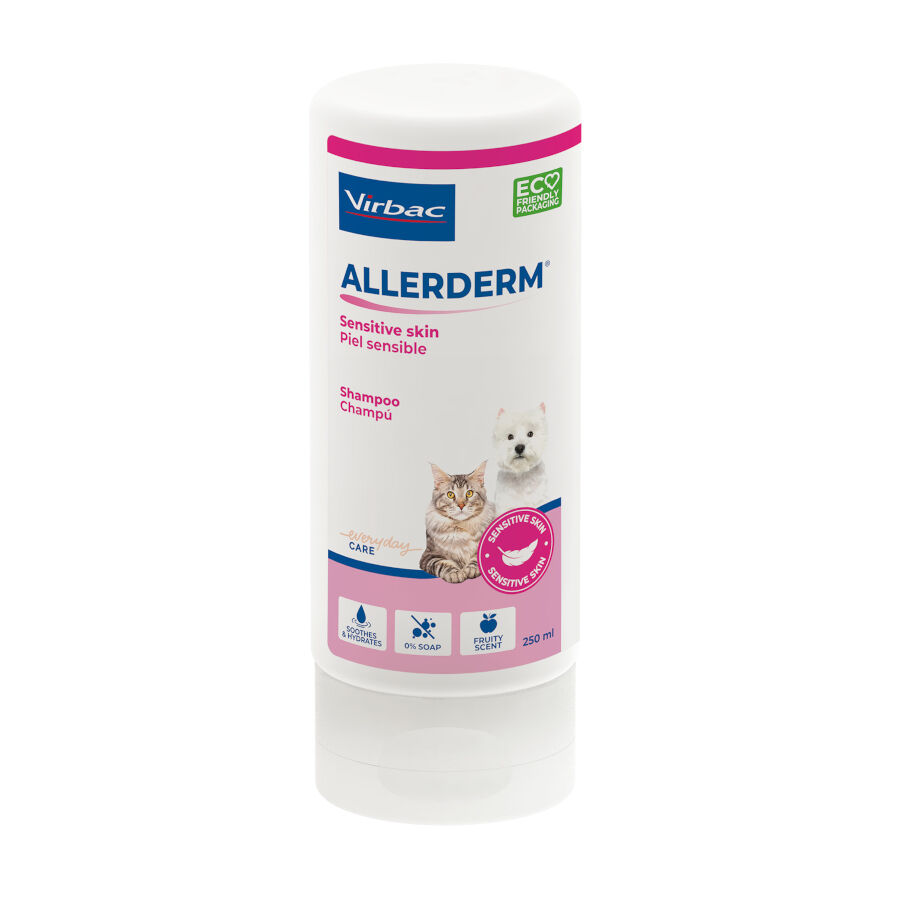 Virbac Allerderm Champ&uacute; Piel Sensible para perros y gatos, , large Imagen numero 1