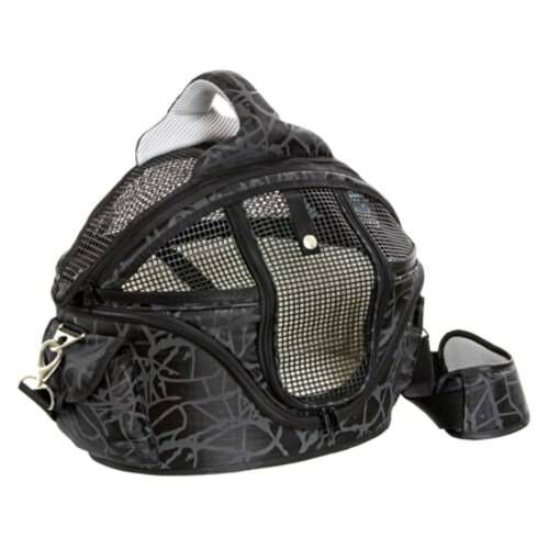Flamingo Shopper Deluxe Bolso transport&iacute;n Negro para animales peque&ntilde;os , , large indicador imagen numero 1