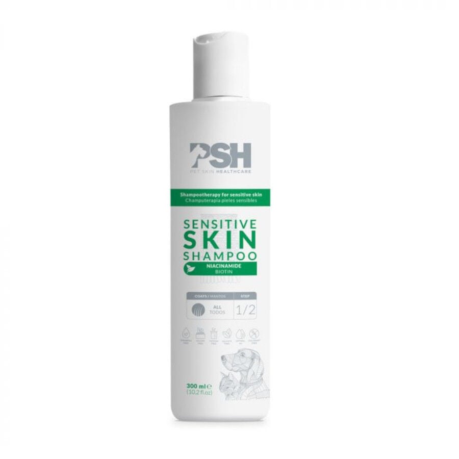 PSH Sensitive Skin Champ&uacute; para perros y gatos