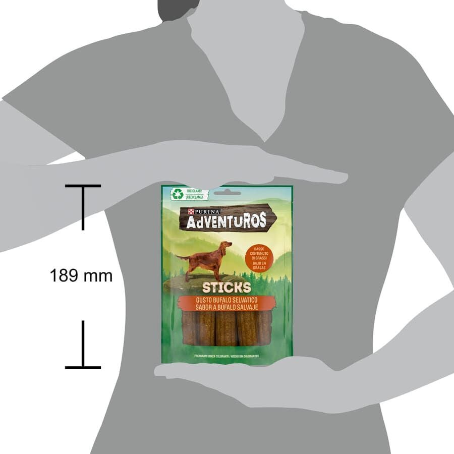120 g Adventuros Palitos B&uacute;falo para perros, , large Imagen numero 7