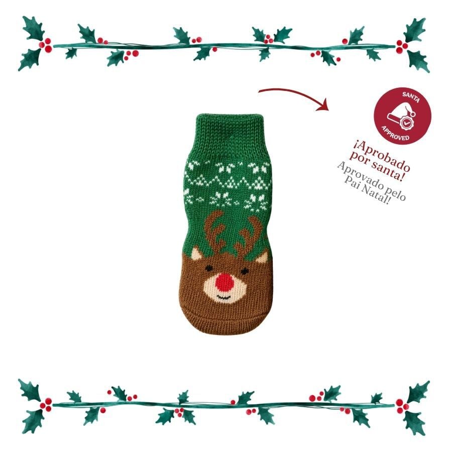 Wonder Christmas Calcetines Reno para perros, , large indicador imagen numero 4
