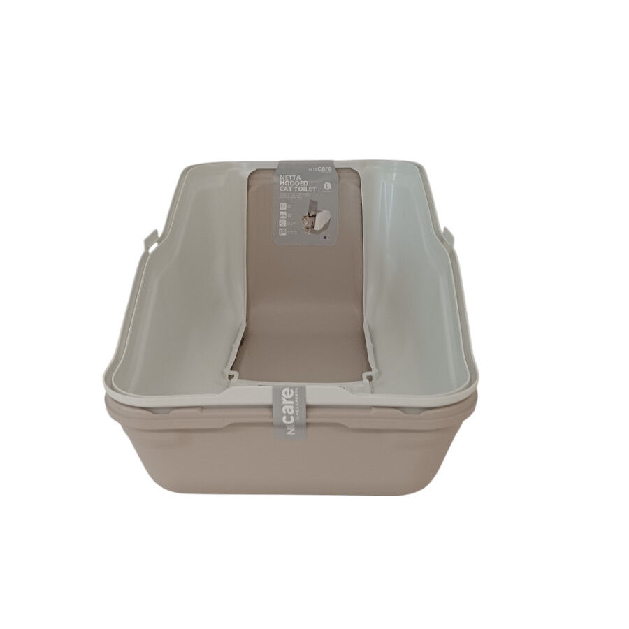 Nice Care Arenero Cerrado Netta Close Beige para gatos, , large indicador imagen numero 5