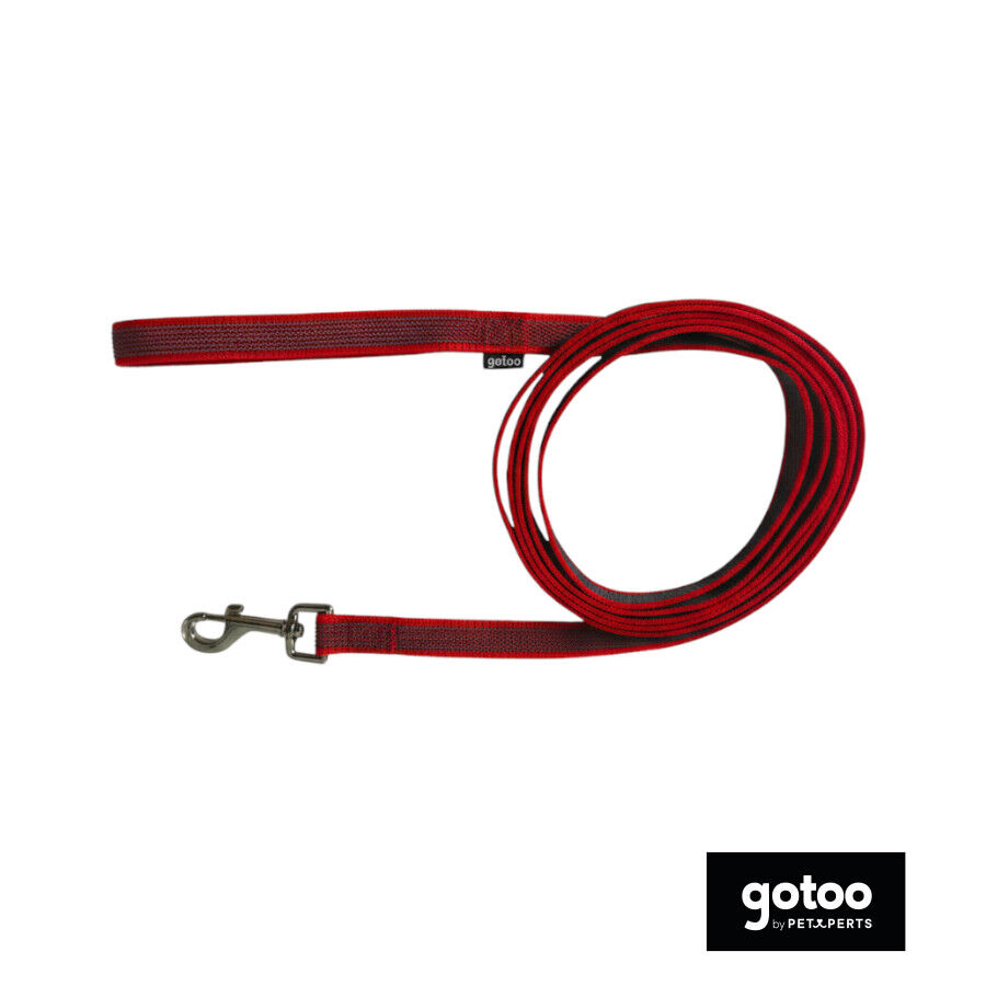 Gotoo Correa Antideslizante Roja para perros, , large indicador imagen numero 2