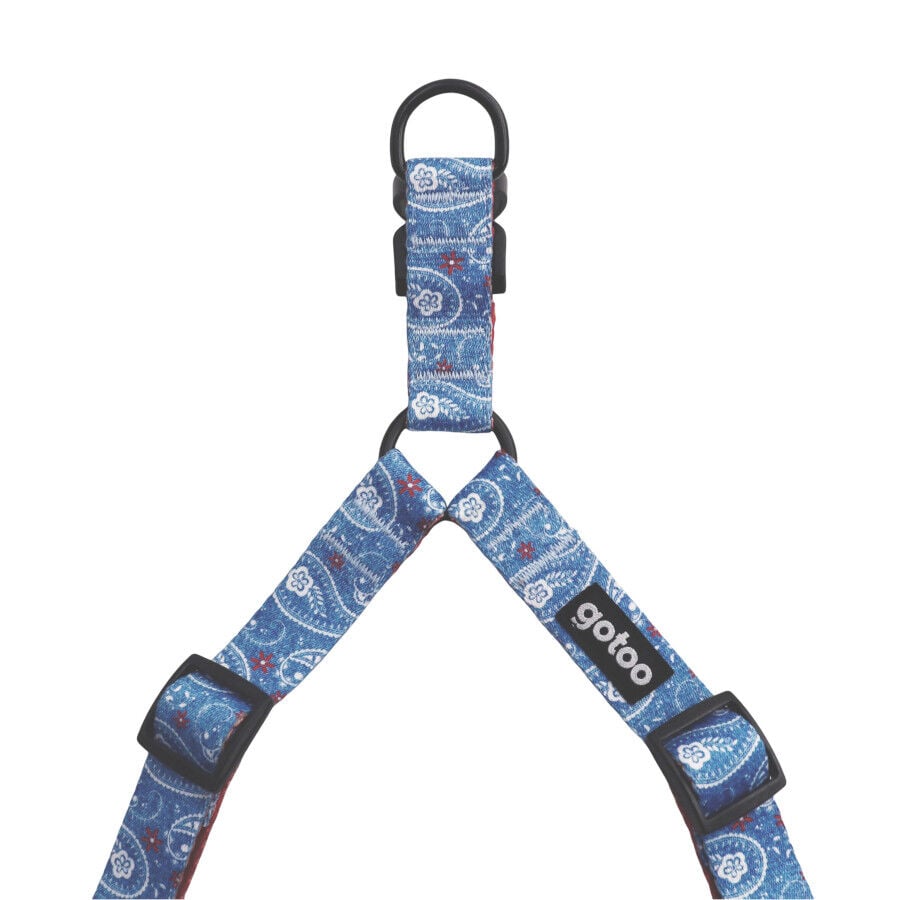 Gotoo Arn&eacute;s estampado cachemira azul para perros, , large indicador imagen numero 3