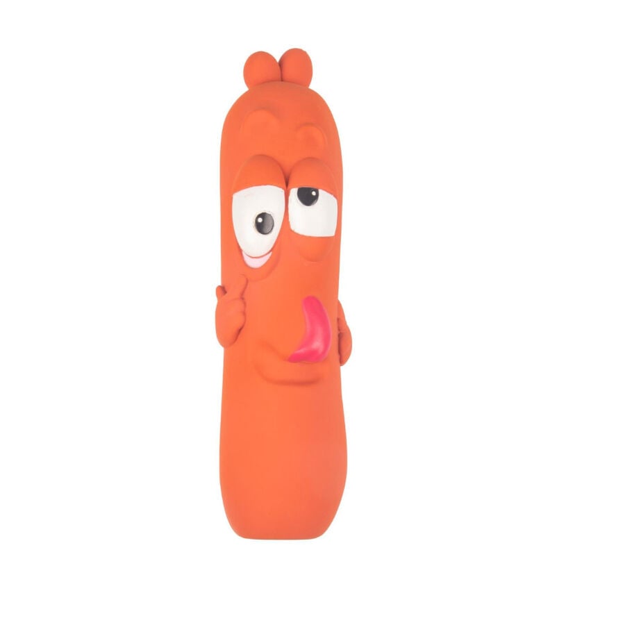 Flamingo JP Tipsy Mordedor Salchicha de L&aacute;tex para perros, , large Imagen numero 1