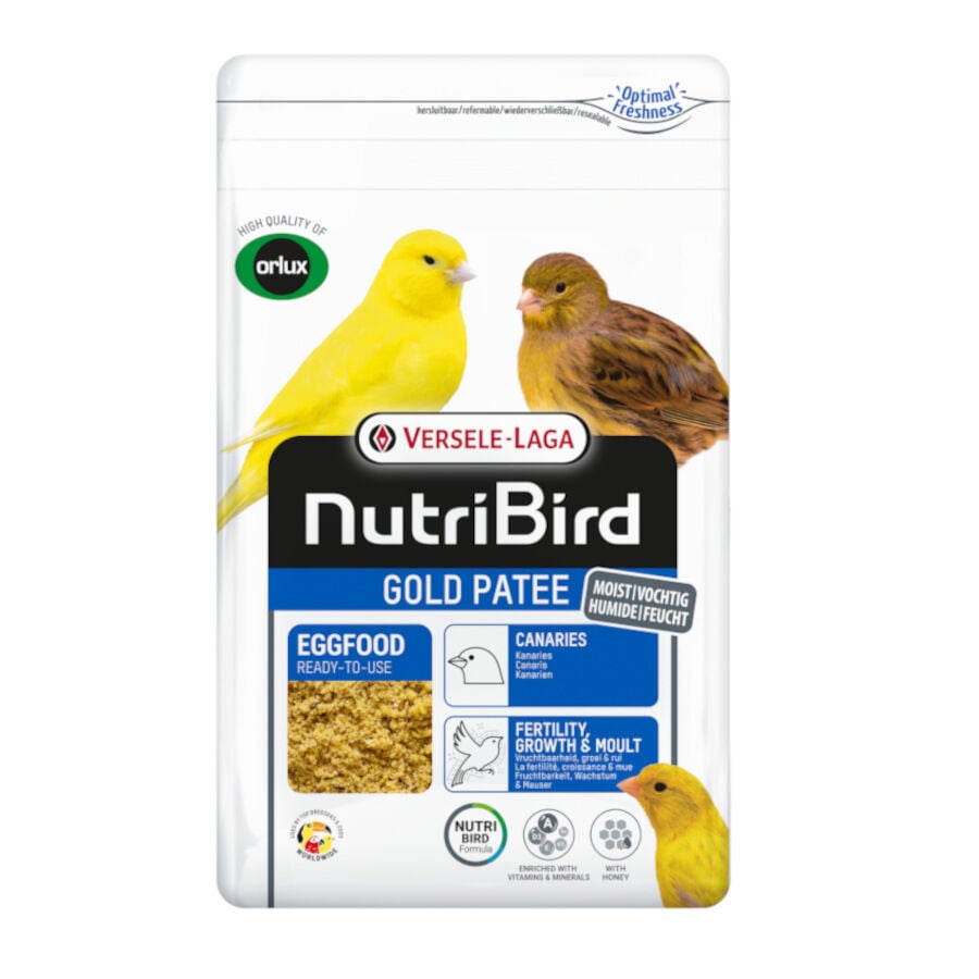 NutriBird Gold Patee Pasta de Huevo para canarios, , large Imagen numero 1