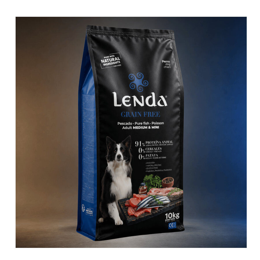 10 kg Lenda Grain Free Pescado y Krill pienso para perros, , large indicador imagen numero 2