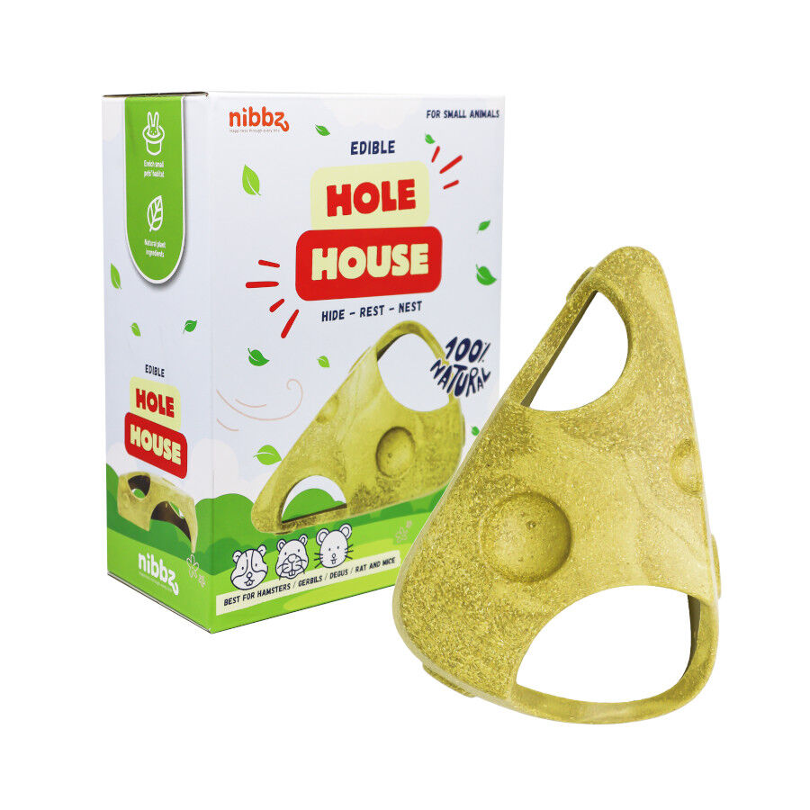Nibbz Casa de Queso Comestible complemento alimenticio para roedores &nbsp;