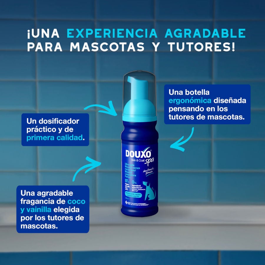 Ceva Douxo Spa Mousse Limpiador Expr&eacute;s para perros, , large indicador imagen numero 3