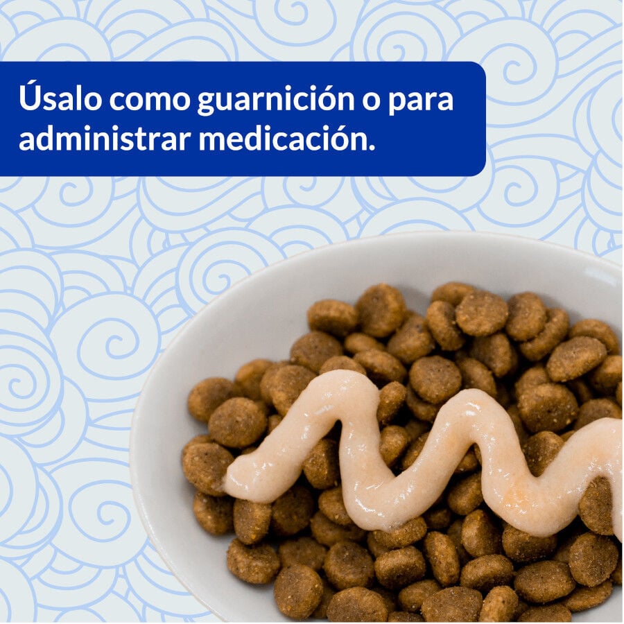 4 sobres x 14 g Churu Snack Cremoso de At&uacute;n con Salm&oacute;n para gatos, , large indicador imagen numero 4
