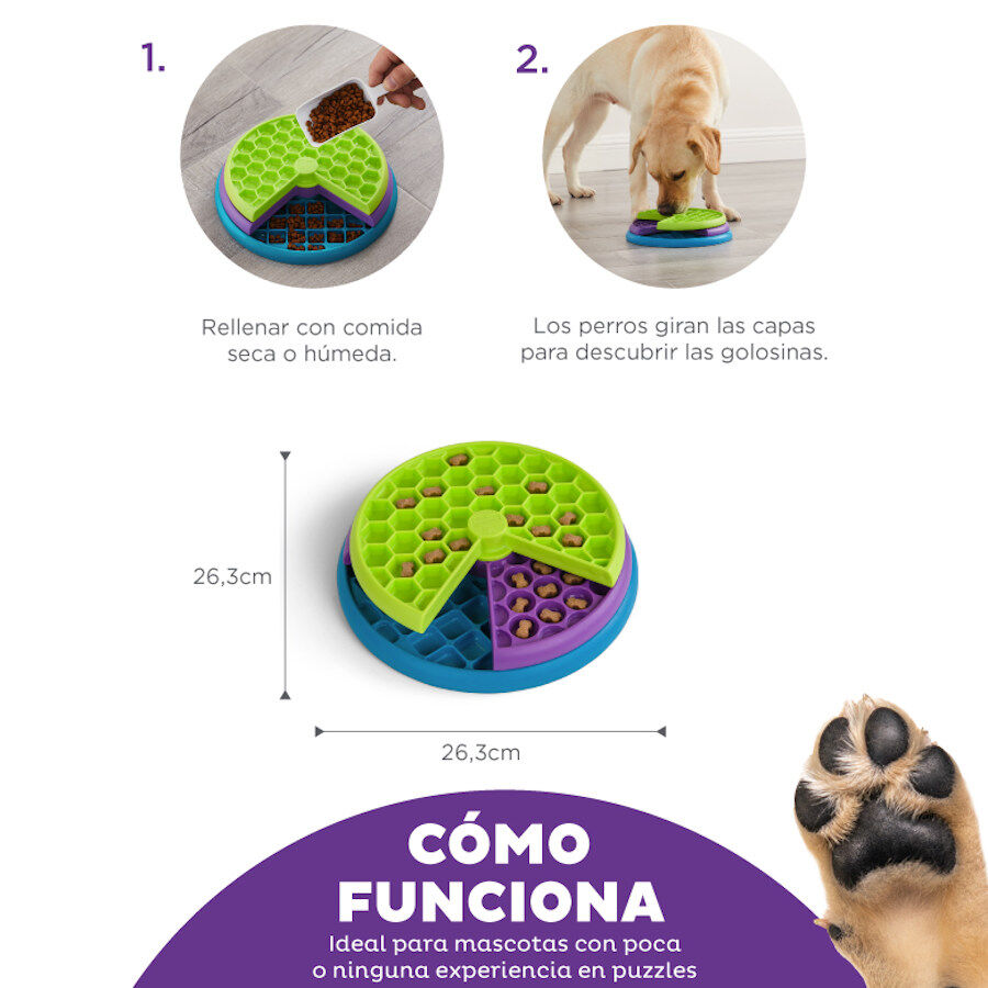 Outward Hound Lickin' Layers Juguete Interactivo con Chuches para perros, , large indicador imagen numero 4