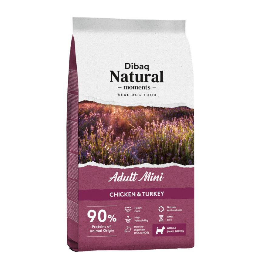 Dibaq pienso natural moments para perros minis Imagen numero 1