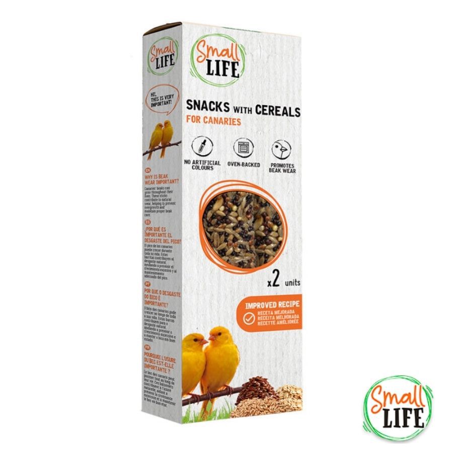 Small Life Barritas Snack con Cereales para canarios