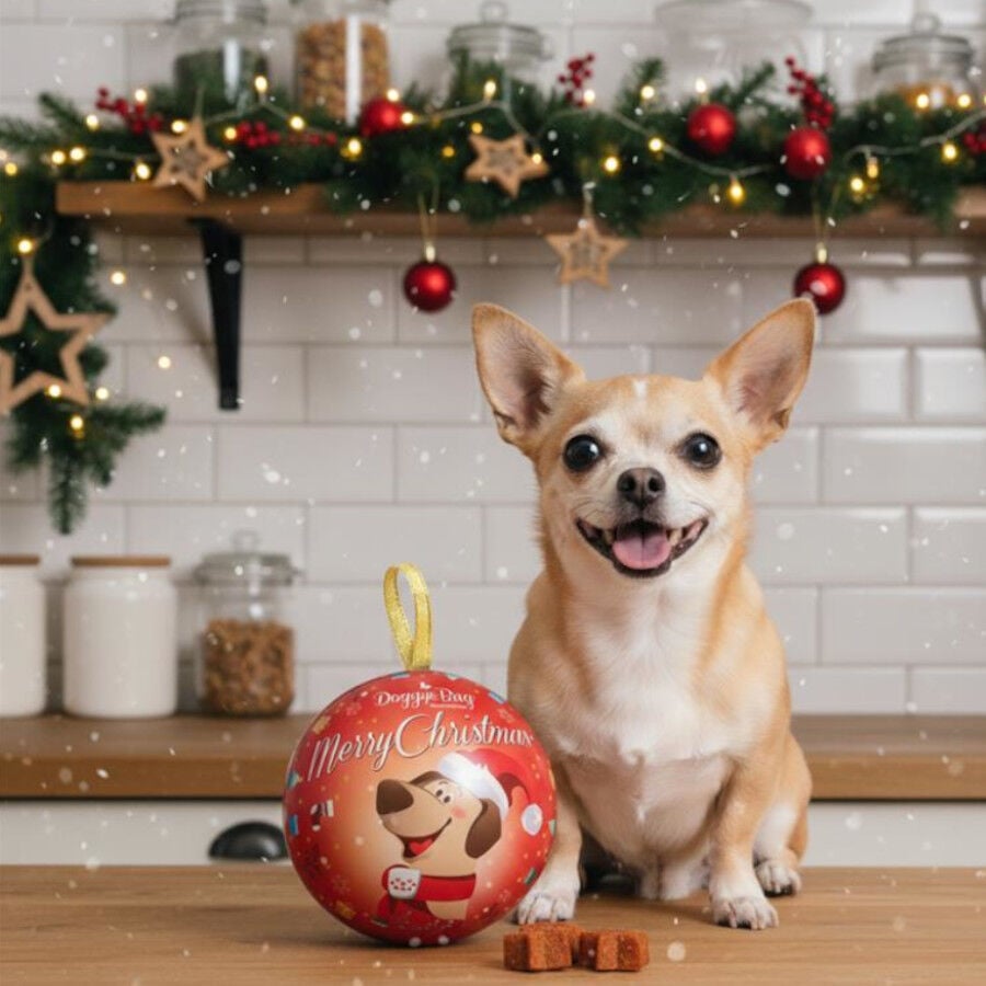 90 g DoggyeBag Bola de Navidad con snacks para Perros, , large indicador imagen numero 2