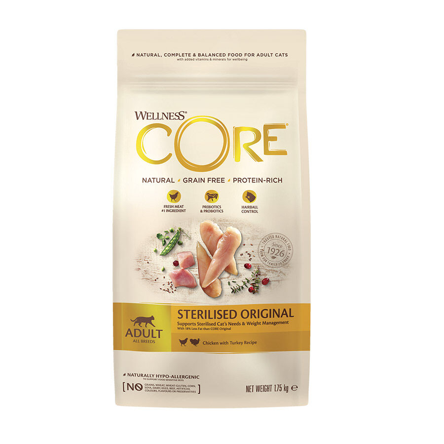 Wellness Core Feline Sterilised pollo y pavo indicador imagen numero 1