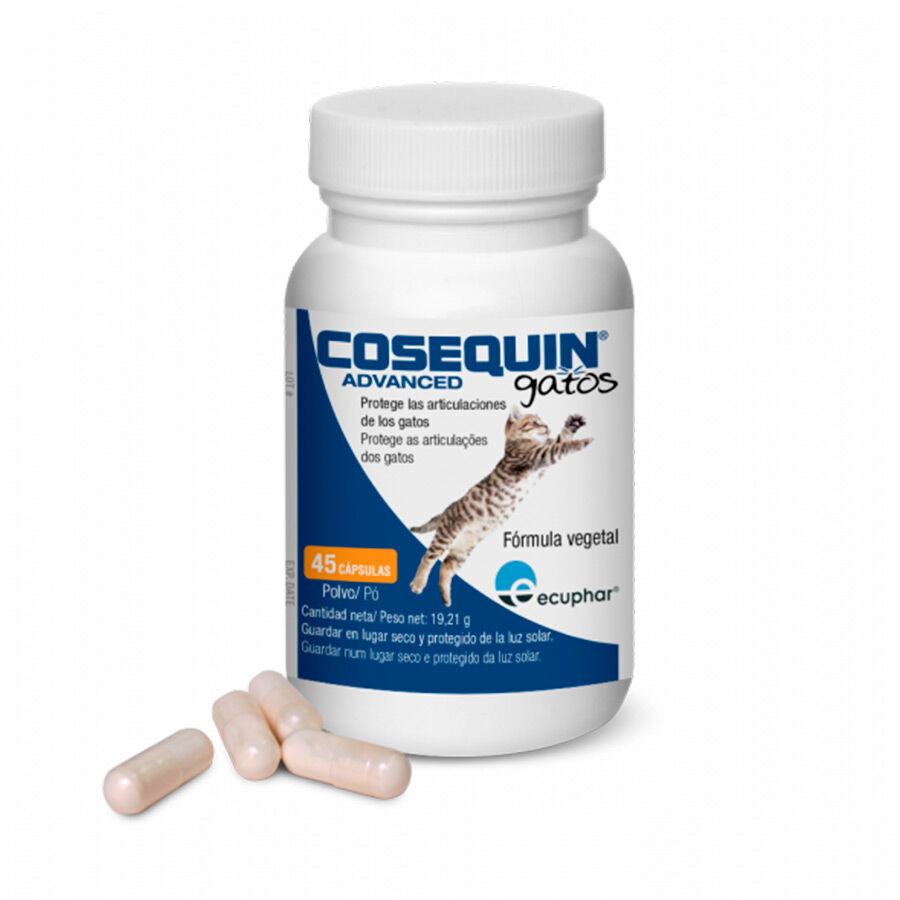 45 comprimidos Ecuphar Cosequin Advanced Condroprotector Articular para gatos, , large Imagen numero 1