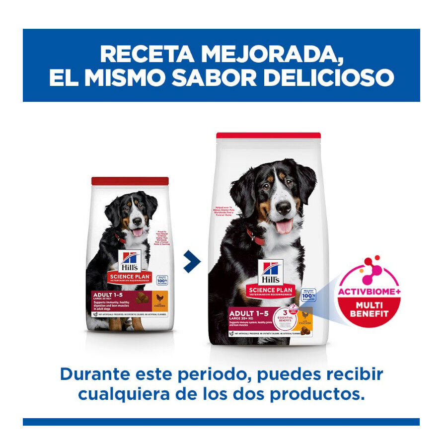 18 kg Hill's Science Plan Adult Large Pollo pienso para perros, , large indicador imagen numero 3