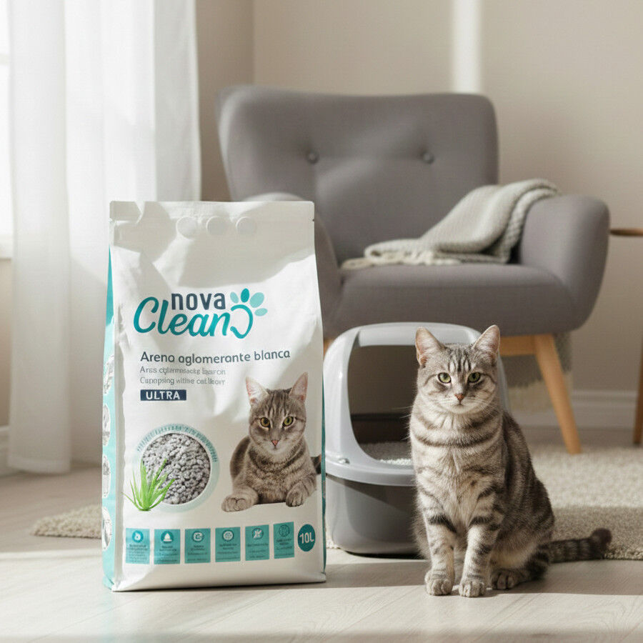 10 L Nova Clean Ultra Lecho Aglomerante para gatos, , large Imagen numero 2