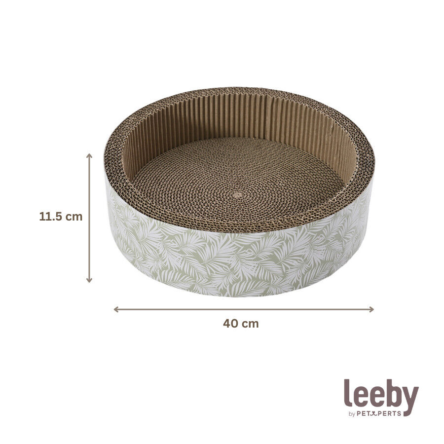 Leeby Domingo cama rascador de cart&oacute;n con estampado para gatos, , large indicador imagen numero 5