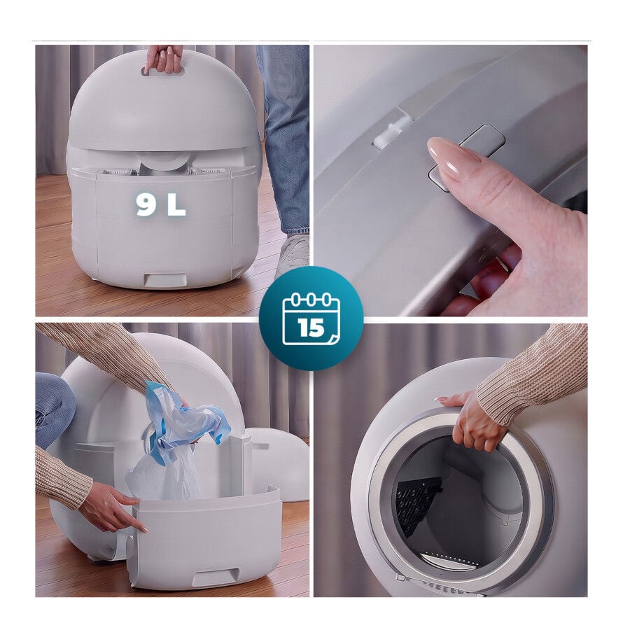 Cecotec Pumba 7200 Cleankitty Connect Arenero Autom&aacute;tico para gatos, , large Imagen numero 5