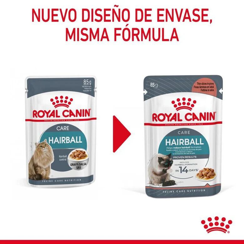 85 g Royal Canin Hairball sobre en salsa para gatos, , large indicador imagen numero 10