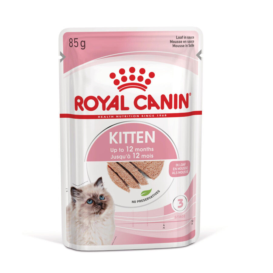 85 g Royal Canin Kitten pat&eacute; sobre para gatos, , large indicador imagen numero 1