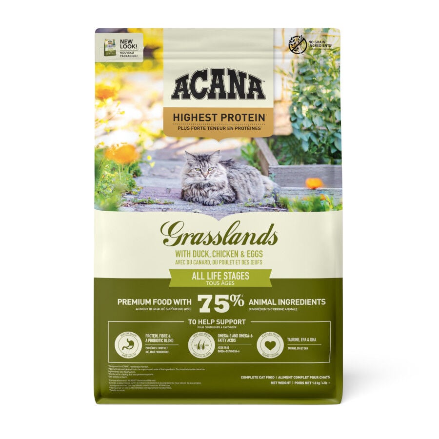 4.5 kg Acana Grasslands pienso para gatos, , large Imagen numero 1