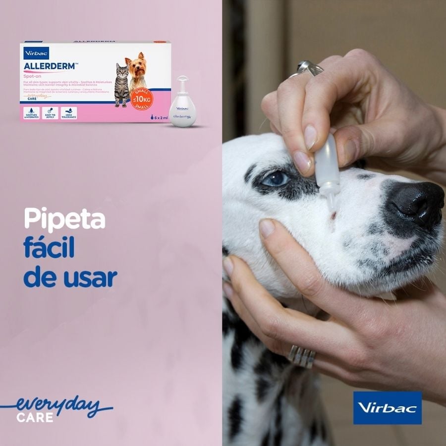 Virbac Allerderm spot on Pipetas dermatol&oacute;gicas para el cuidado de la piel Perros y Gatos., , large indicador imagen numero 9