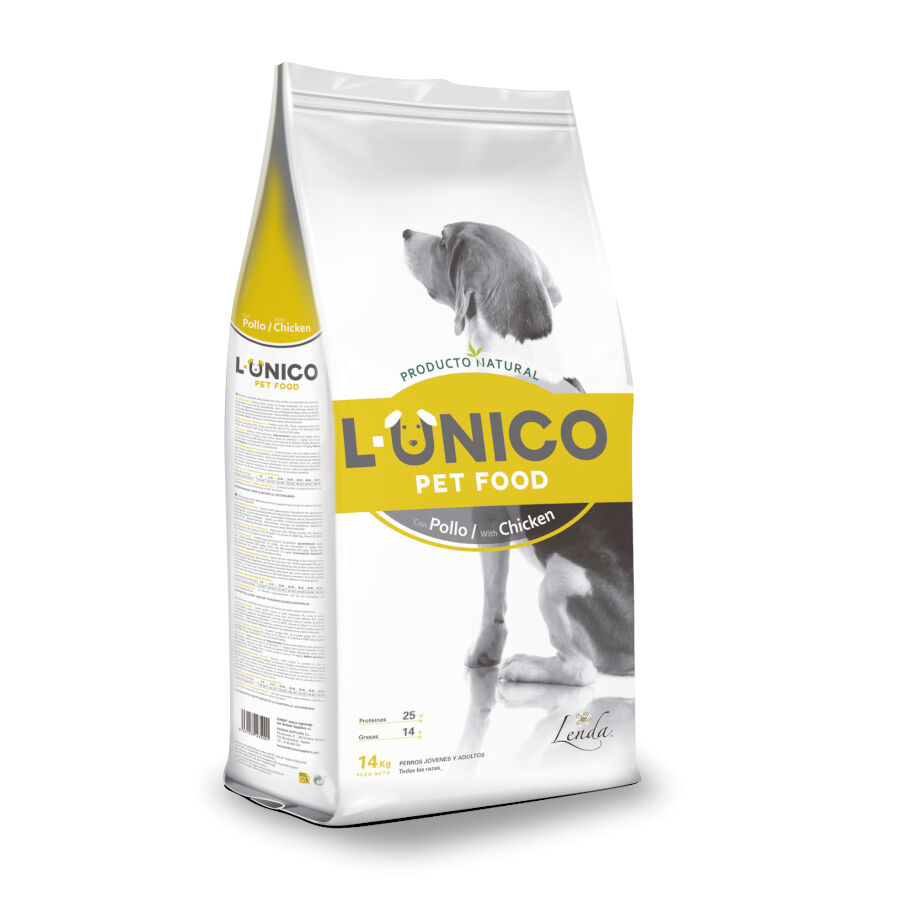 14 kg Lenda &Uacute;nico Pollo pienso para perros, , large Imagen numero 1