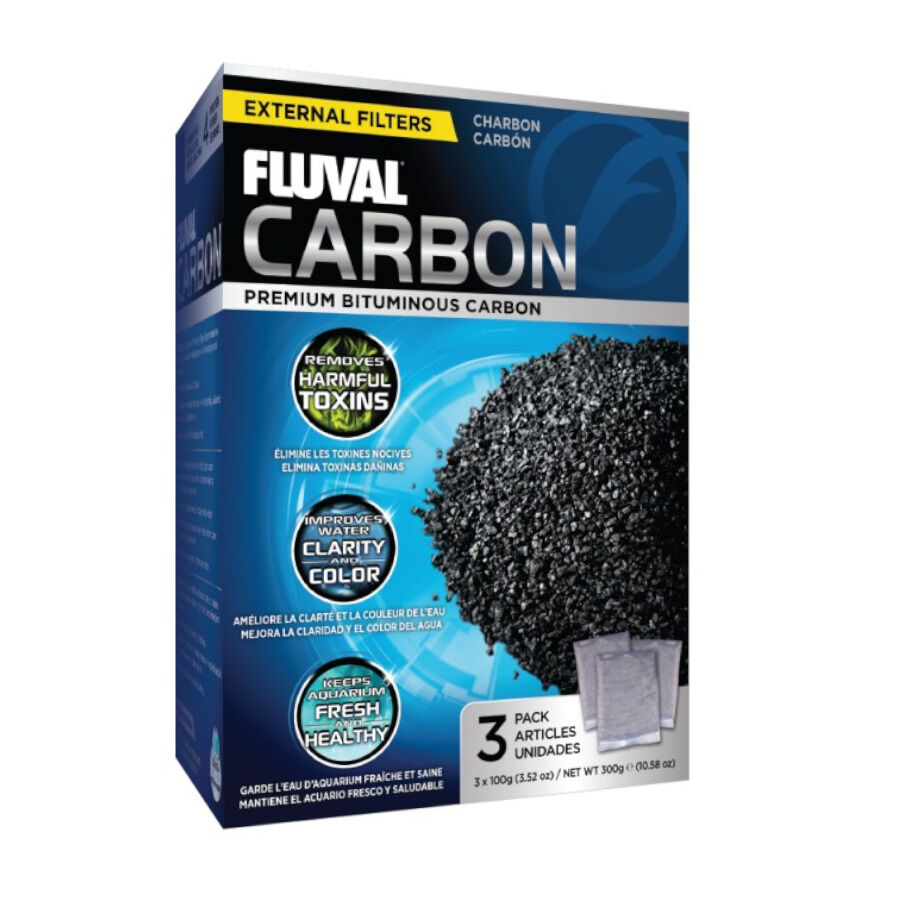Fluval Premium Carb&oacute;n Activo para filtro externo de acuarios, , large Imagen numero 1