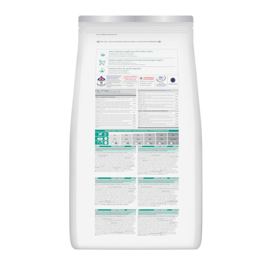 12 kg Hill's Science Plan Perfect Weight Adult Medium Pollo pienso para perros, , large indicador imagen numero 7