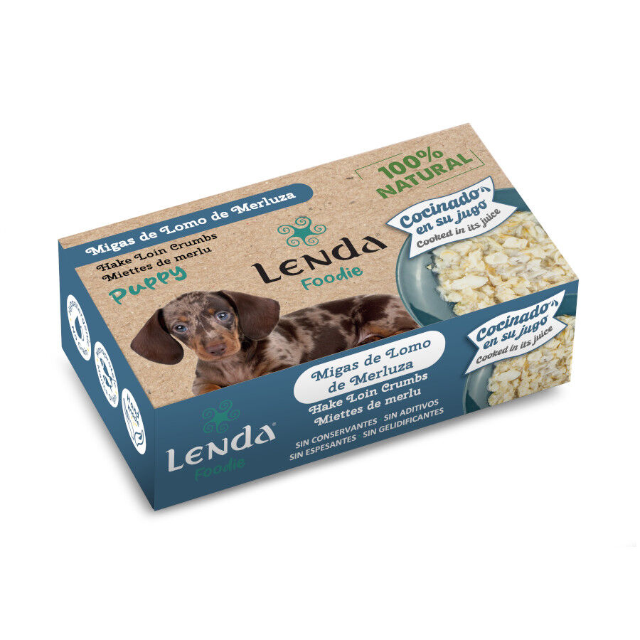120 g Lenda Lata migas de Merluza para cachorros, , large Imagen numero 1