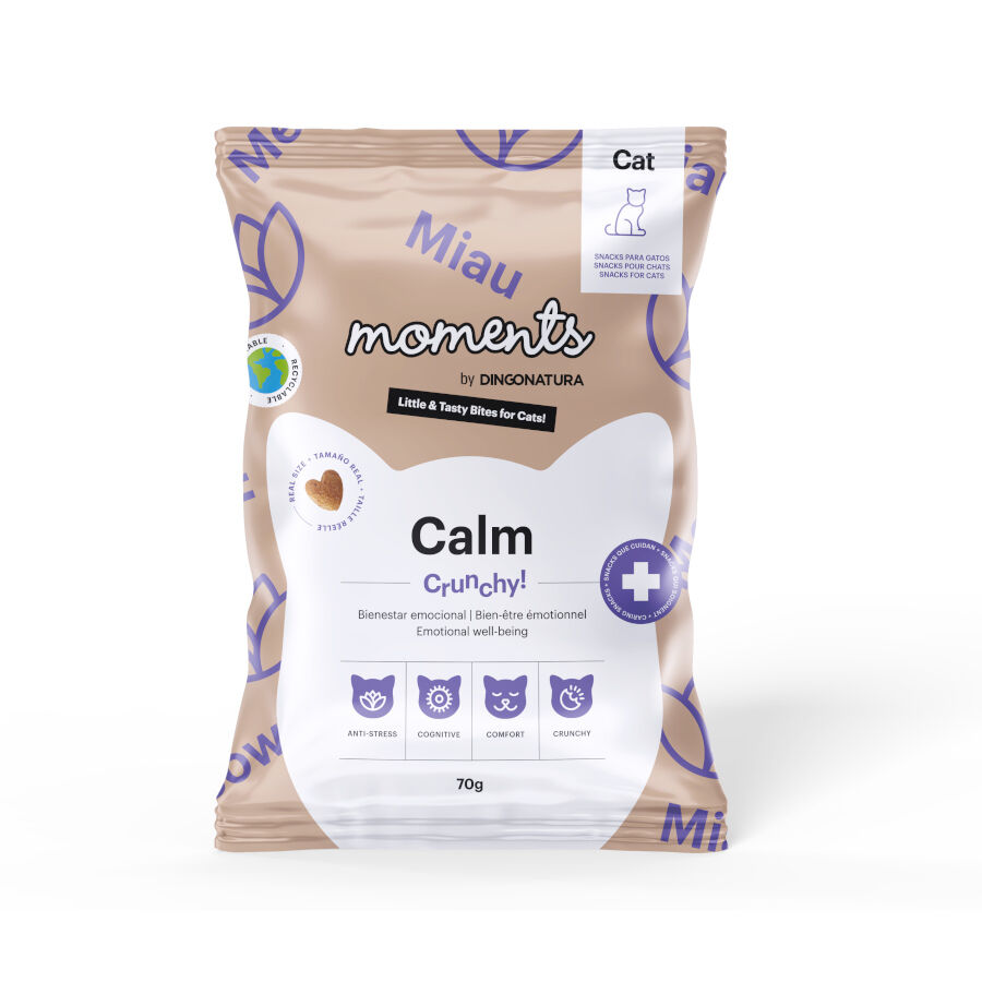 70 g Moments Bocaditos Calm Crunchy para gatos, , large Imagen numero 1