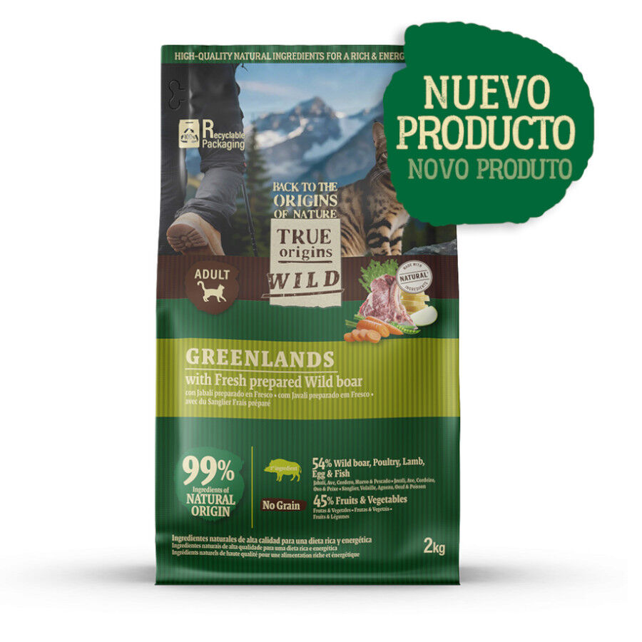6 kg True Origins Wild Greenlands Jabal&iacute; pienso para gatos, , large indicador imagen numero 1