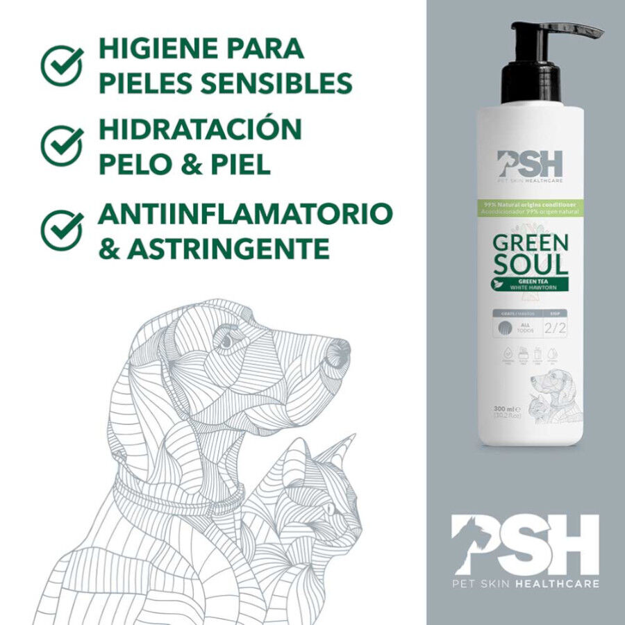 PSH Green Soul Acondicionador para perros y gatos, , large Imagen numero 3