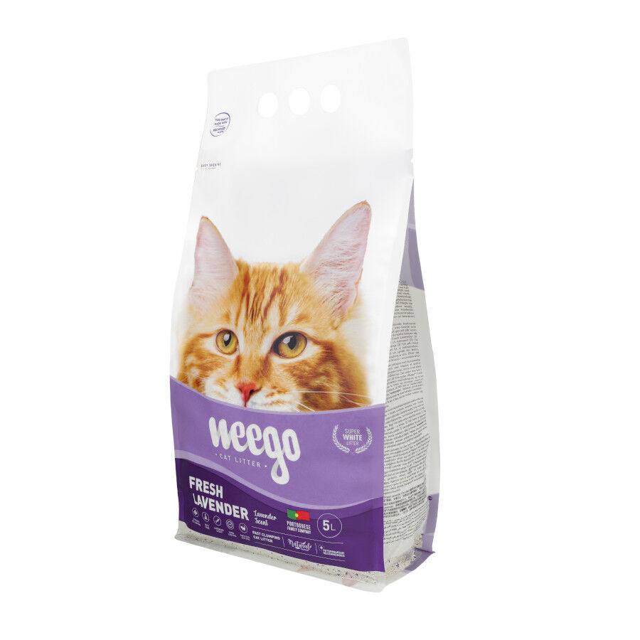 Weego Fresh Lavender Arena Aglomerante para gatos, , large indicador imagen numero 7