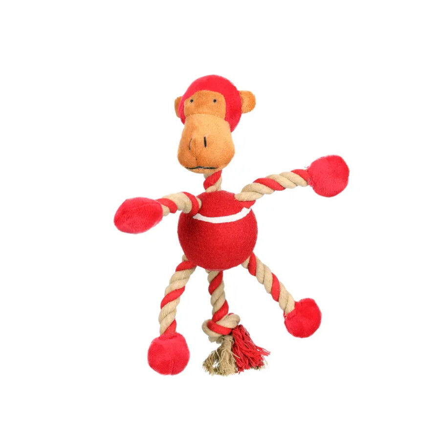 Flamingo Peluche de Pelota con Cuerdas para perros, , large indicador imagen numero 3