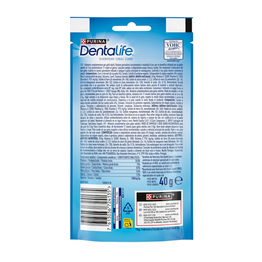 40 g Dentalife Snack Dentales Pollo para gatos, , large indicador imagen numero 9