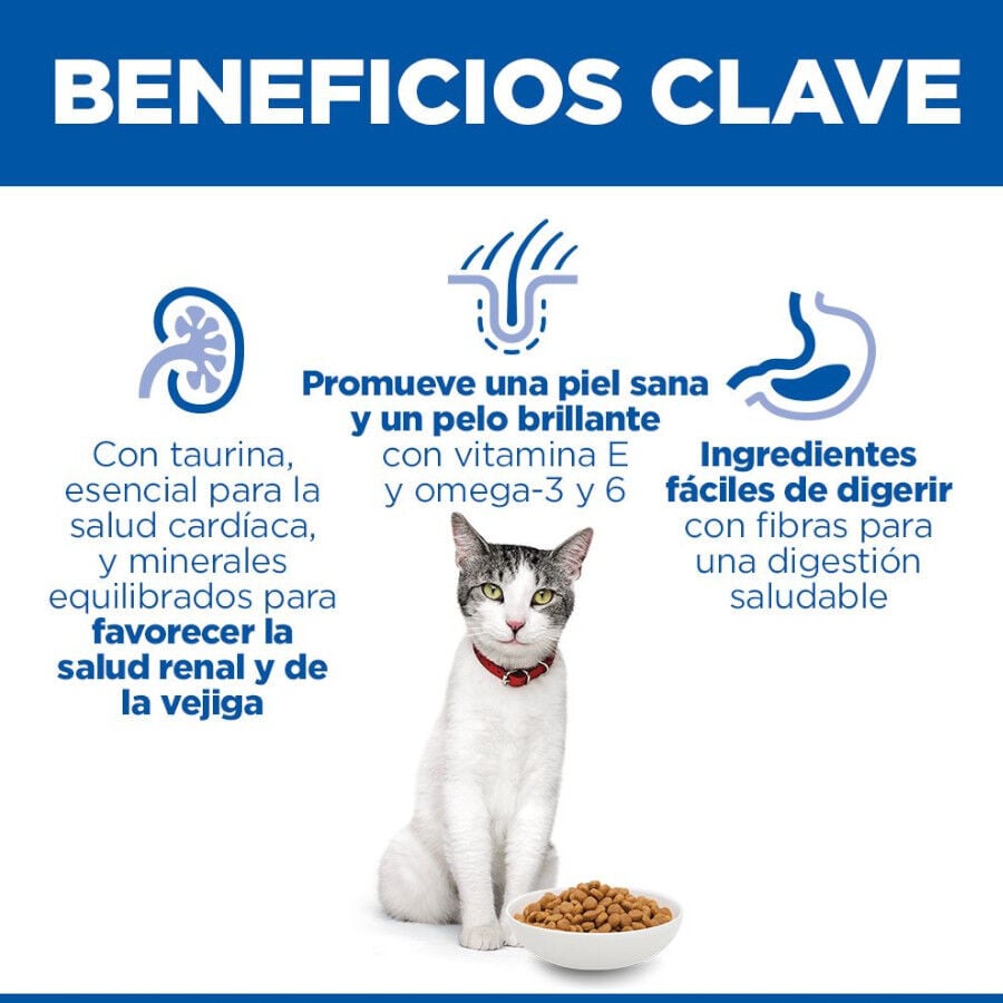 1.5 kg Hill's Science Plan Senior 11+ Pollo Pienso para gatos, , large indicador imagen numero 5