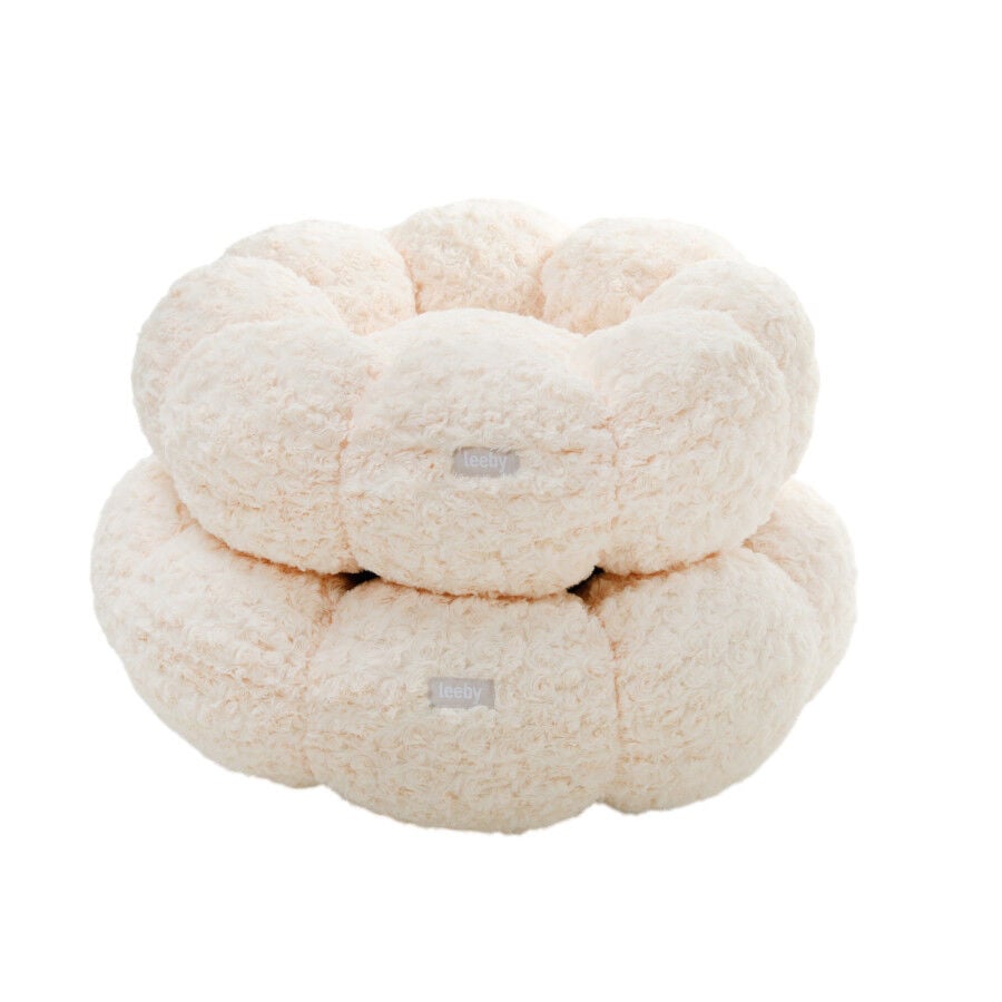 Leeby Sof&aacute; Flower Bed Swirl Beige para perros, , large indicador imagen numero 3