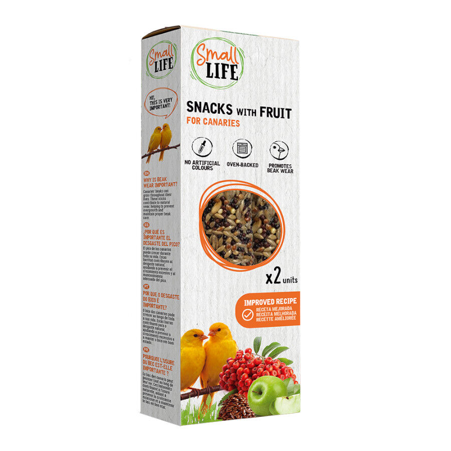 2 barritas Small Life Barritas Snack con Fruta para canarios, , large indicador imagen numero 1