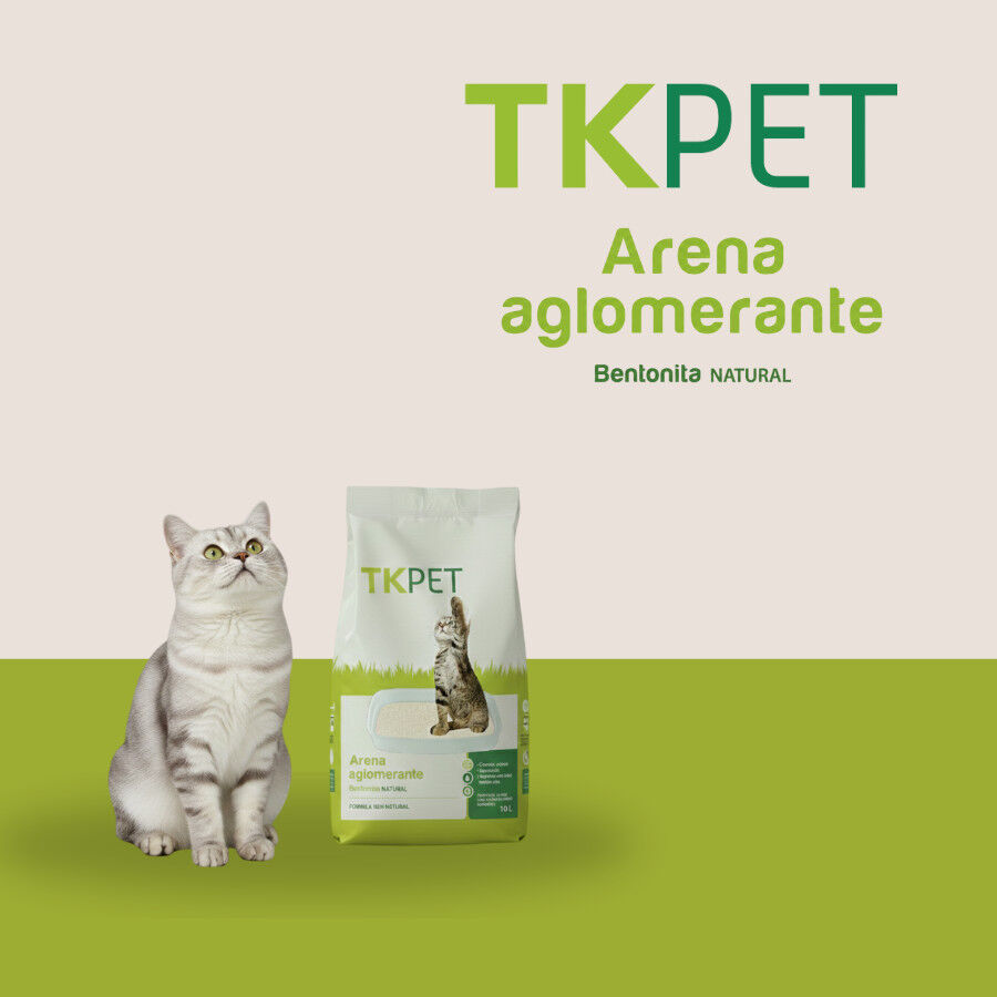 TK-Pet Arena Aglomerante de Bentonita y Natural para Gatos, , large indicador imagen numero 6