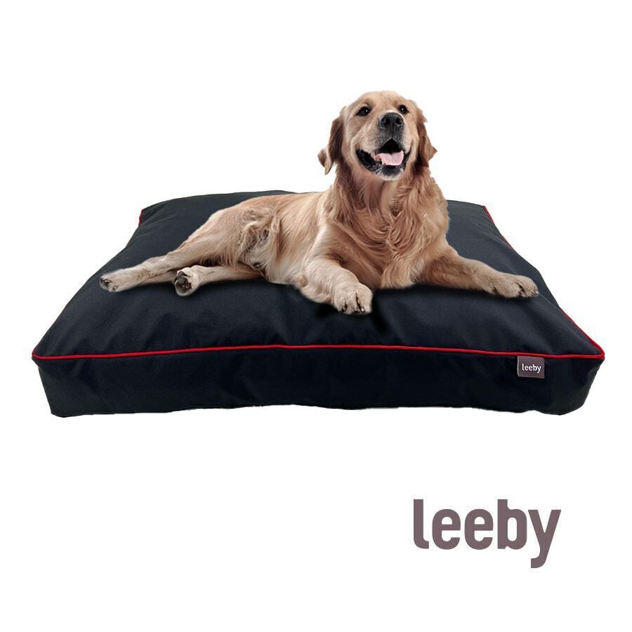Leeby Colchoneta Waterproof Antipelo negra para perros