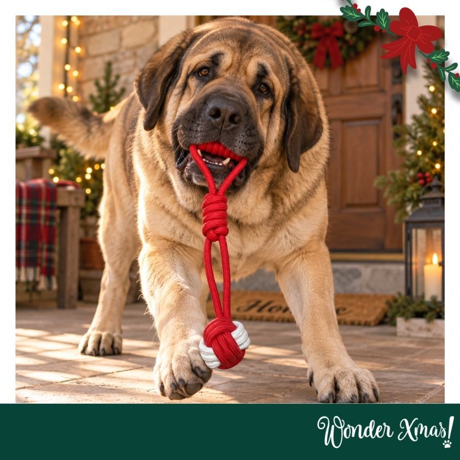 Wonder Christmas Pelota con Cuerda Juguete para perros, , large indicador imagen numero 2