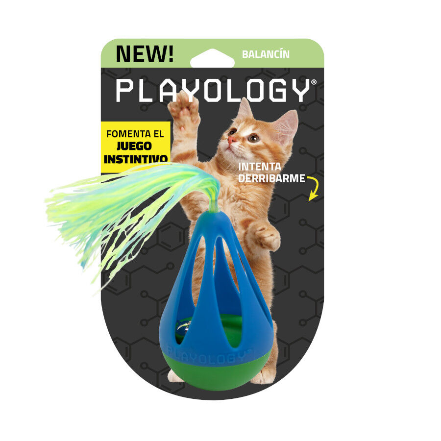 Playology Juguete Interactivo con Plumas y Cascabel para gatos, , large indicador imagen numero 4