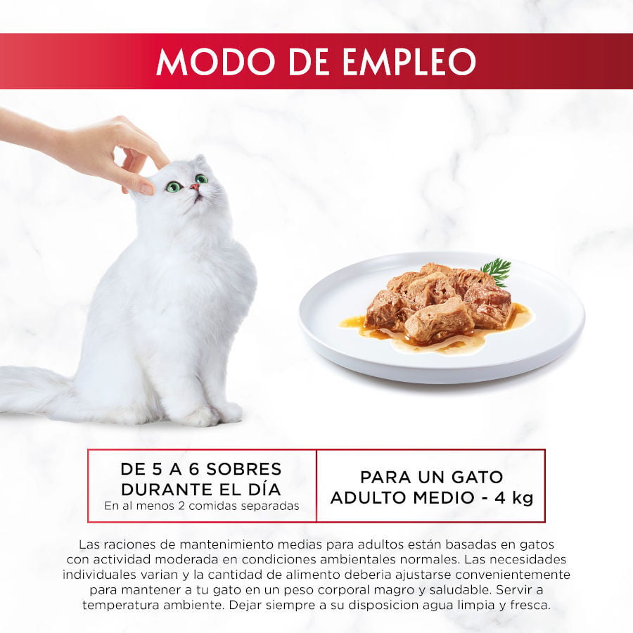 6 sobres x 50 g Gourmet Mon Petit Selecci&oacute;n Pescados en salsa sobre para gatos, , large indicador imagen numero 8