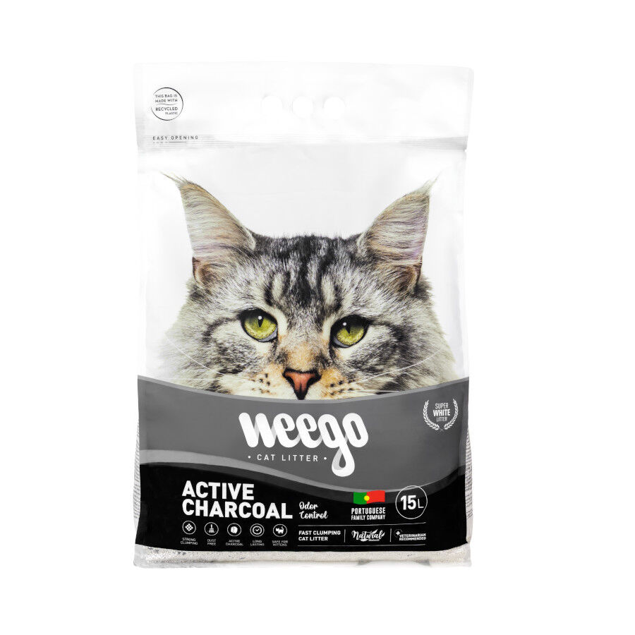 Weego Active Charcoal Arena aglomerante para gatos, , large indicador imagen numero 1