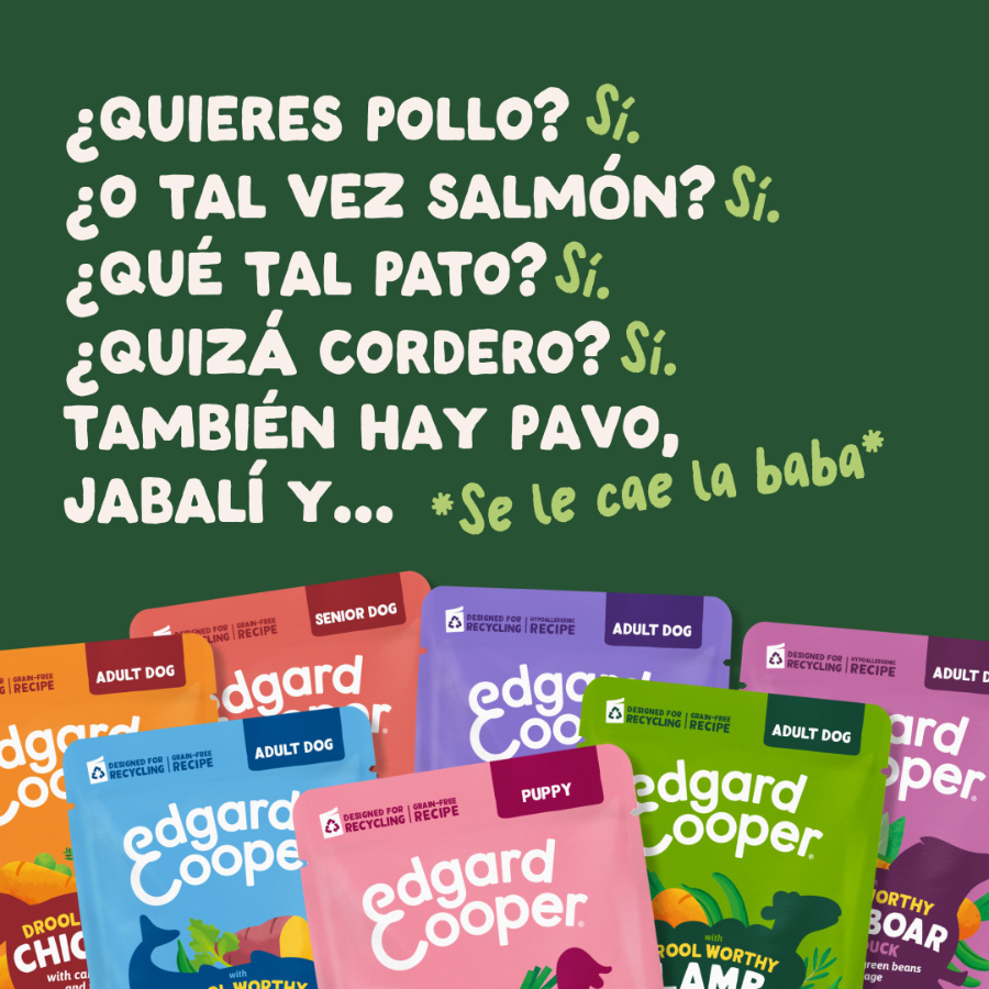 150 g Edgard & Cooper Adult Grain Free Cordero y Pollo sobre para perros, , large indicador imagen numero 6