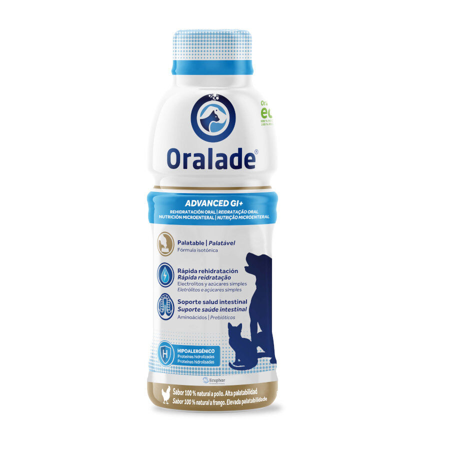 Ecuphar Oralade Advanced GI+ bebida is&oacute;tonica para perros y gatos, , large Imagen numero 1